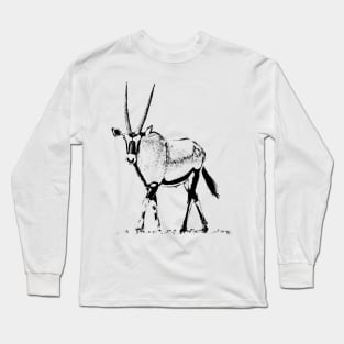 Male Gemsbok | African Wildlife Long Sleeve T-Shirt